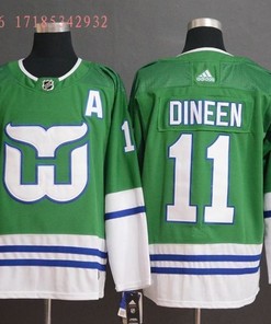 Hartford Whalers Kevin Dineen #11 2020 Nhl Green Jersey Jersey - Robokeg