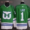 Hartford Whalers Mike Liut #1 2020 Nhl Green Jersey Jersey - Robokeg