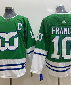 Hartford Whalers Ron Francis Nhl 2020 Green Jersey - Robokeg