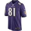 Hayden Hurst Baltimore Ravens 2018 Nfl Draft First Round Pick Game Jersey - Purple - Robokeg