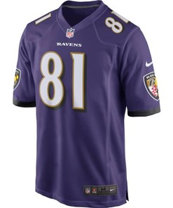 Hayden Hurst Baltimore Ravens 2018 Nfl Draft First Round Pick Game Jersey - Purple - Robokeg