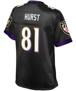 Hayden Hurst Baltimore Ravens Nfl Pro Line Womens Alternate Player Jersey - Black - Robokeg