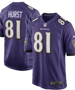 Hayden Hurst Baltimore Ravens Nike Game Jersey - Purple - Robokeg