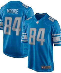 Herman Moore Detroit Lions Nike Game Retired Player Jersey - Blue - Robokeg