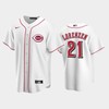 Home Reds 21 Michael Lorenzen White Jersey - Robokeg