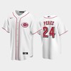 Home Reds 24 Tony Perez White Jersey - Robokeg