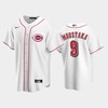 Home Reds 9 Mike Moustakas White Jersey - Robokeg
