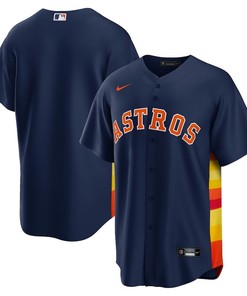 Houston Astros Alternate Team Men Jersey - Navy - Robokeg