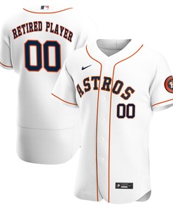Houston Astros Home Pick-a-player Retired Roster Authentic Jersey - White Custom Jerseys Mlb - Robokeg