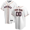 Houston Astros Home Replica Custom Jersey - White Custom Jerseys Mlb Ver 2 - Robokeg
