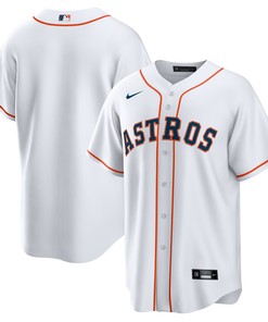 Houston Astros Home Replica Team Jersey - White Mlb - Robokeg