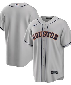 Houston Astros Road Team Men Jersey - Gray - Robokeg