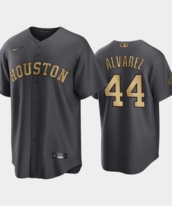 Houston Astros Yordan alvarez 44 2022-23 All-Star Game AL Charcoal Jersey - Robokeg