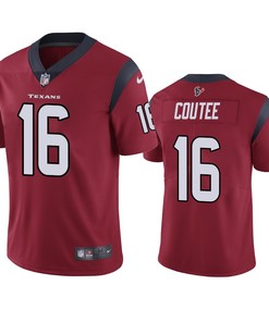 Houston Texans #16 Keke Coutee Red Vapor Untouchable Limited Jersey - Mens - Robokeg
