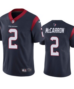 Houston Texans #2 Aj Mccarron Navy Vapor Untouchable Limited Jersey - Mens - Robokeg
