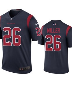Houston Texans #26 Lamar Miller Navy Color Rush Legend Jersey - Mens - Robokeg