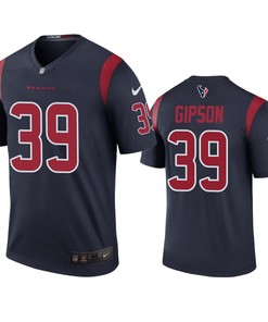 Houston Texans #39 Tashaun Gipson Navy Color Rush Legend Jersey - Mens - Robokeg