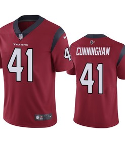 Houston Texans #41 Zach Cunningham Red Vapor Untouchable Limited Jersey - Mens - Robokeg
