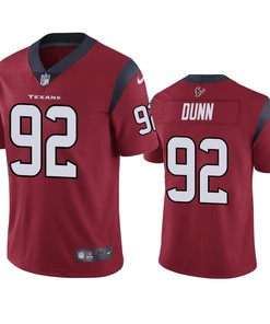 Houston Texans #92 Brandon Dunn Red Vapor Untouchable Limited Jersey - Mens - Robokeg