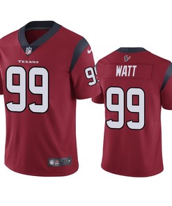 Houston Texans #99 J.j. Watt Red Vapor Untouchable Limited Jersey - Mens - Robokeg