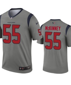 Houston Texans Benardrick Mckinney Gray Inverted Legend Jersey - Robokeg
