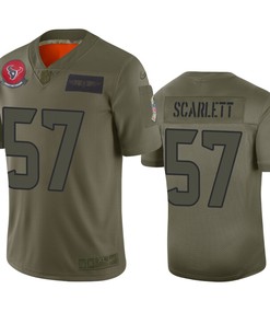 Houston Texans Brennan Scarlett Camo 2019 Salute To Service Limited Jersey - Robokeg