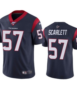 Houston Texans Brennan Scarlett Navy 100th Season Vapor Limited Jersey - Robokeg