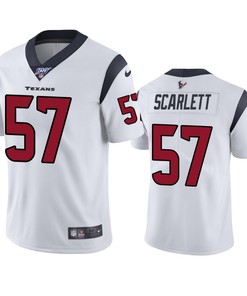 Houston Texans Brennan Scarlett White 100th Season Vapor Limited Jersey - Robokeg