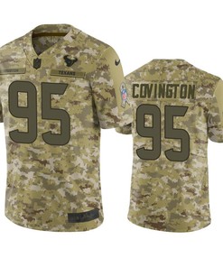 Houston Texans Christian Covington Jersey Nfl Camo Salute To Service - Robokeg
