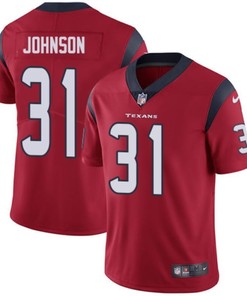 Houston Texans David Johnson #31 2020 Nfl Red Jersey Jersey - Robokeg