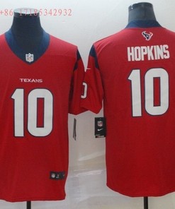 Houston Texans Deandre Hopkins #10 2020 Nfl Red Jersey Jersey - Robokeg