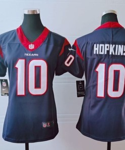 Houston Texans Deandre Hopkins #10 Nfl 2020 Black Womens Jersey - Robokeg