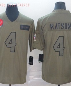 Houston Texans Deshaun Watson #4 2020 Nfl Grey Jersey Jersey - Robokeg