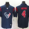 Houston Texans Deshaun Watson #4 Nfl 2020 Black Blue Jersey - Robokeg