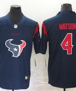 Houston Texans Deshaun Watson #4 Nfl 2020 Black Blue Jersey - Robokeg
