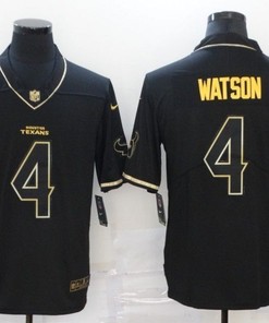 Houston Texans Deshaun Watson #4 Nfl 2020 Black Jersey - Robokeg