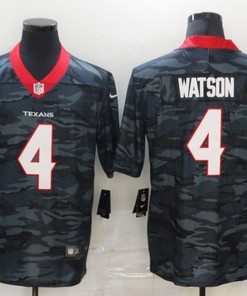 Houston Texans Deshaun Watson #4 Nfl 2020 Camo Jersey - Robokeg