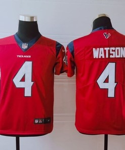 Houston Texans Deshaun Watson #4 Nfl 2020 Red Jersey - Robokeg