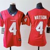 Houston Texans Deshaun Watson #4 Nfl 2020 Red Orange Womens Jersey - Robokeg
