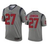 Houston Texans Duke Johnson Gray Inverted Legend Jersey - Robokeg