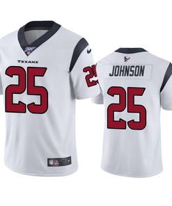 Houston Texans Duke Johnson White 100th Season Vapor Limited Jersey - Robokeg
