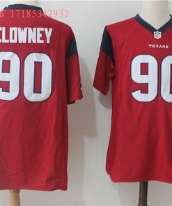Houston Texans Jadeveon Clowney #90 2020 Nfl Red Jersey Jersey - Robokeg