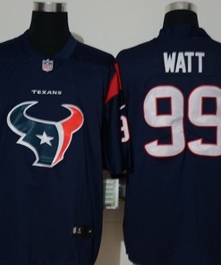 Houston Texans Jj Watt #99 Nfl 2020 Black Blue Jersey - Robokeg