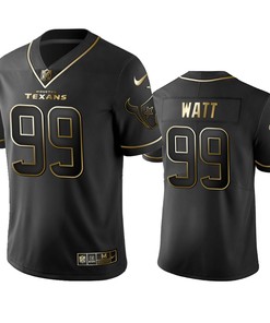 Houston Texans J.j. Watt Black Golden Edition 2019 Vapor Untouchable Limited Jersey - Mens - Robokeg