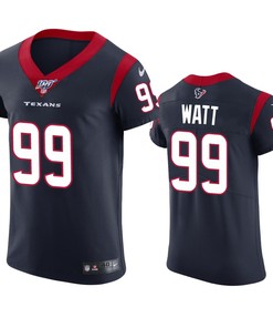 Houston Texans J.j. Watt Navy 100th Season Vapor Elite Jersey - Robokeg