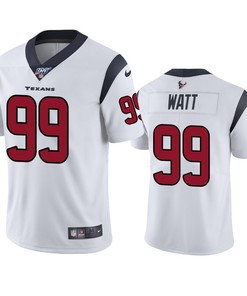 Houston Texans J.j. Watt White 100th Season Vapor Limited Jersey - Robokeg