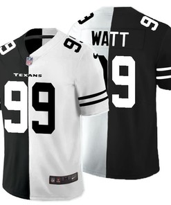 Houston Texans J.j.watt #99 Nfl 2020 Black And White Jersey - Robokeg