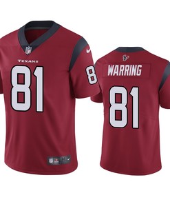Houston Texans Kahale Warring Red Vapor Limited Jersey - Robokeg
