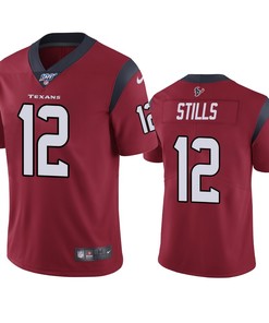 Houston Texans Kenny Stills Red 100th Season Vapor Limited Jersey - Robokeg