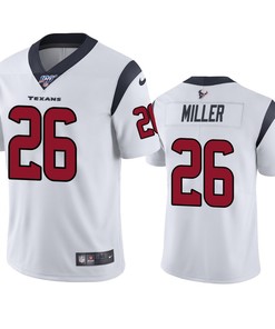Houston Texans Lamar Miller White 100th Season Vapor Limited Jersey - Robokeg